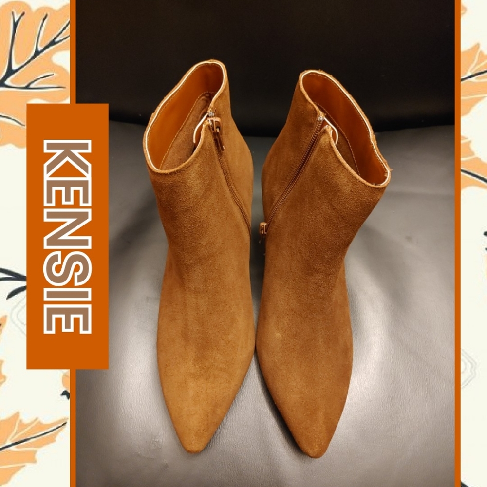 🍂🍂🍂Kensie Leather Booties🍂🍂🍂 - Picture 1 of 7